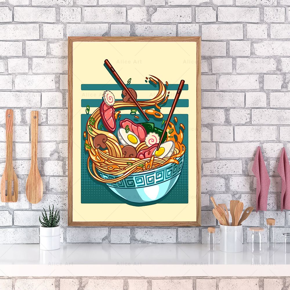 Japanese Style Poster Kitchen  - Japanese Food Lifestyle 评论和价格